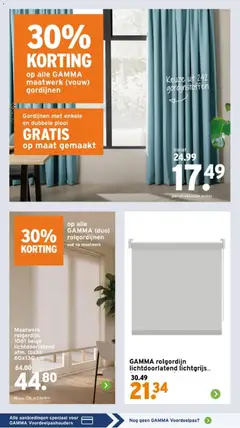 GAMMA - Folder - Voorbeeld van een folder van GAMMA, geldig van 15.12.2025 | Pagina: 39 | Producten: Gordijnen