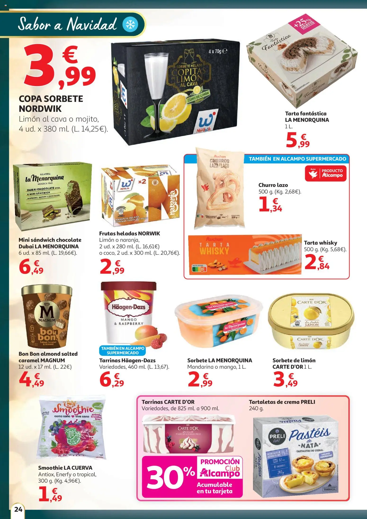 Alcampo - Hg Madrid │ válido desde el 11.12.2025 | Página: 24 | Productos: Ροζ πιπέρι, Crema, Whisky, Ρούτερ