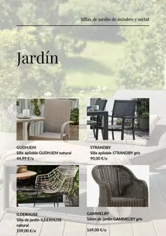 Vista previa JYSK folleto válido desde el 05.04.2026 | Página: 2 | Productos: Silla apilable, Sillón, Silla