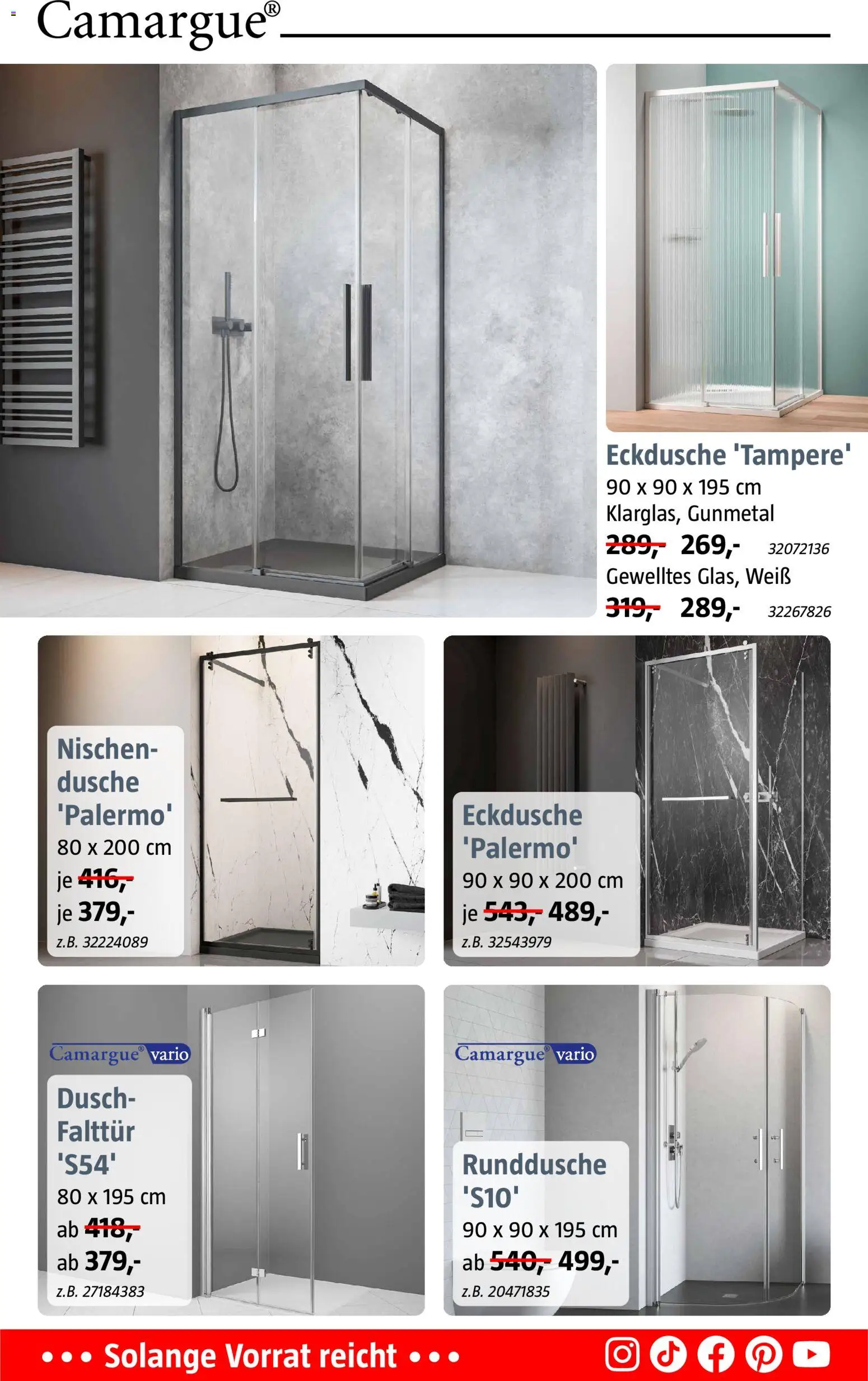 Bauhaus Prospekt 	 – gültig ab 03.01.2026 | Seite: 3 | Produkte: Dusche