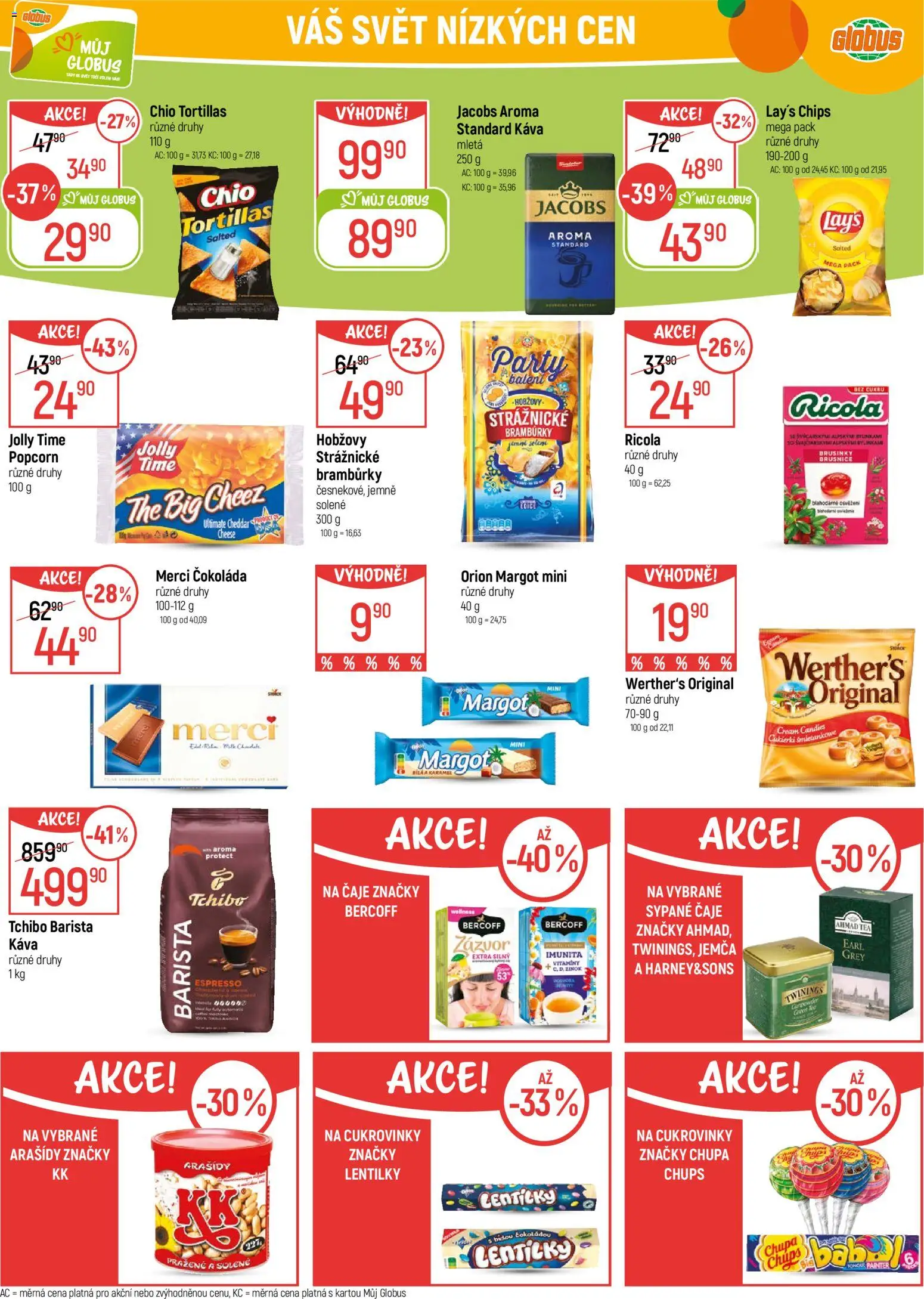 Globus leták - Havířov od 04.02.2026 | Strana: 24 | Produkty: Globus, Arašídy, Jacobs, Lentilky