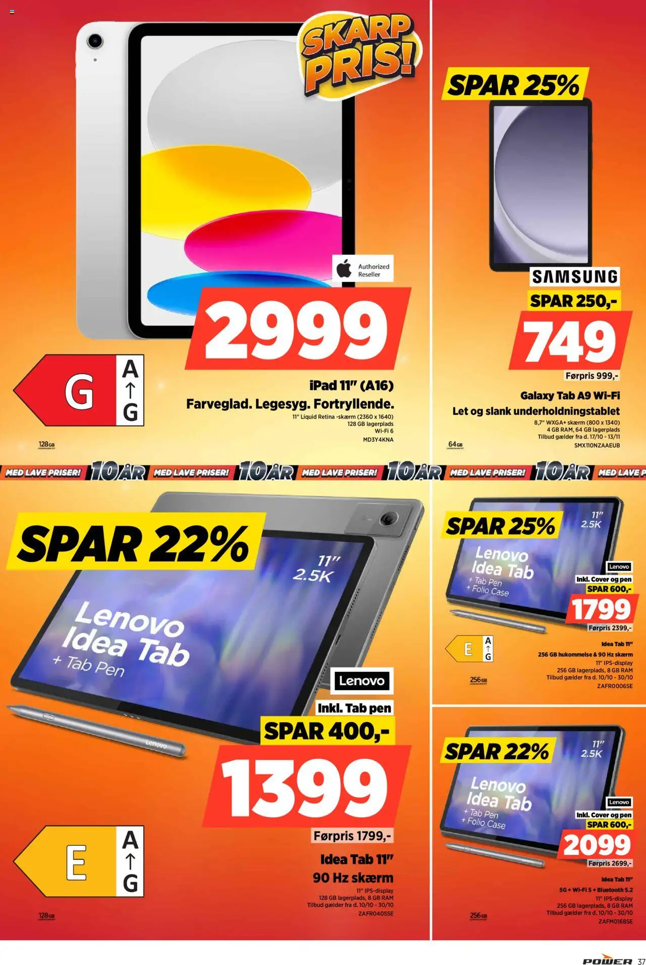 Power tilbudsavis – gyldig fra 17.10.2025 | Side: 37 | Produkter: RAM, Case, Skærm