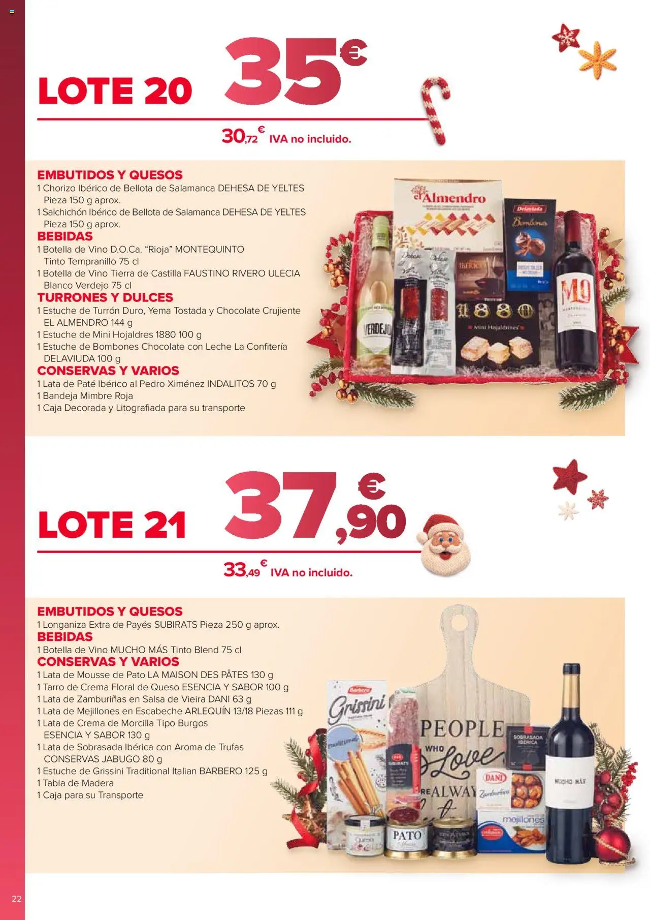 Carrefour - Cestas │ válido desde el 18.10.2025 | Página: 22 | Productos: Chocolate, Crema, Longaniza, Sobrasada
