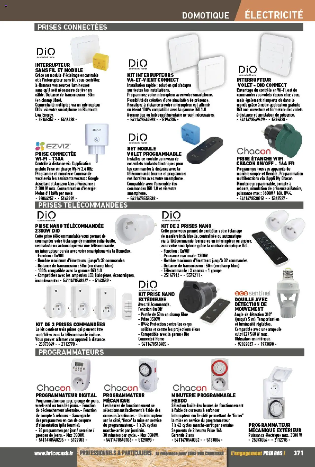 {H1} | Page: 371 | Produits: Smartphone, Interrupteur, Mais, Télécommande