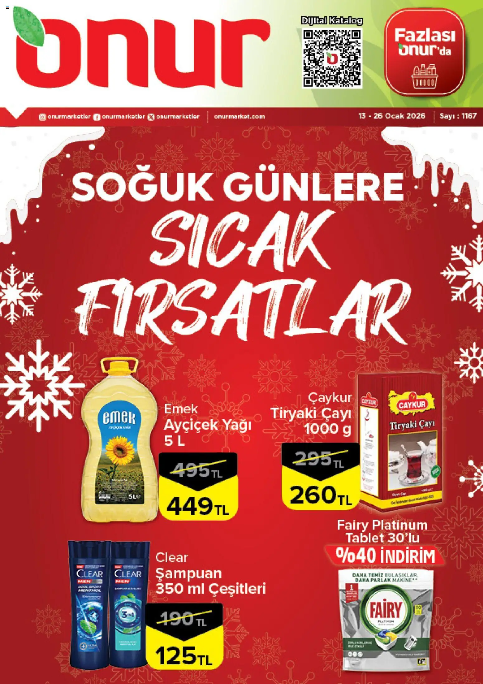Onur Market Katalog - Bursa - 13.01.2026 tarihinden itibaren geçerlidir | Sayfa: 1 | Ürünler: Şampuan, Tablet, Ocak