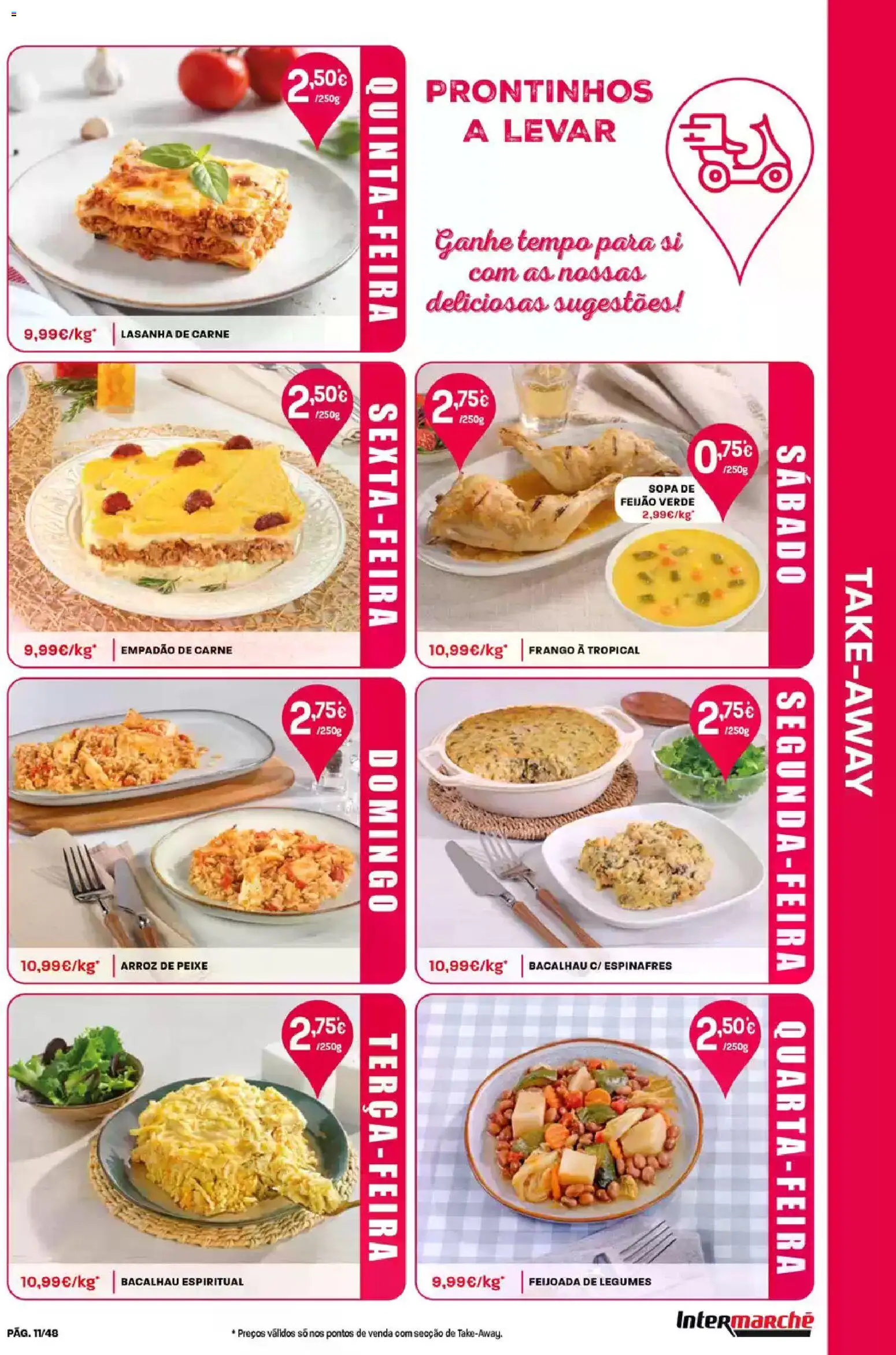 Intermarché folheto │ válido de 12.02.2026 | Página: 11 | Produtos: Frango, Lasanha, Arroz, Carne