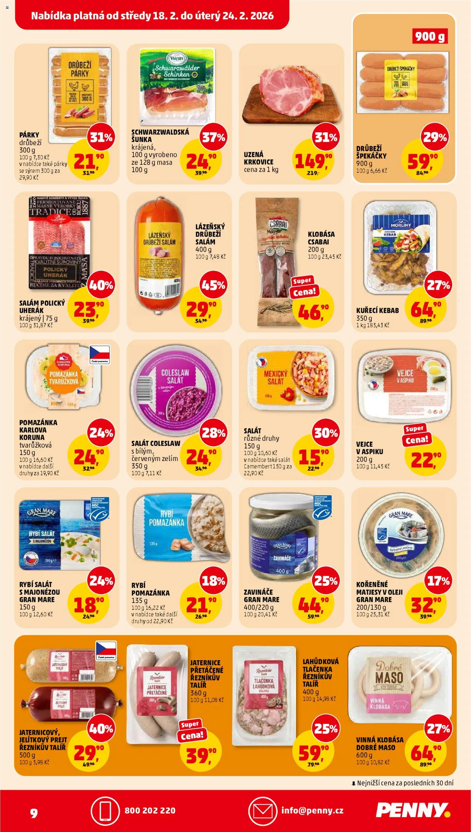 Penny Market leták - Čtvrtečník od 18.02.2026 | Strana: 9