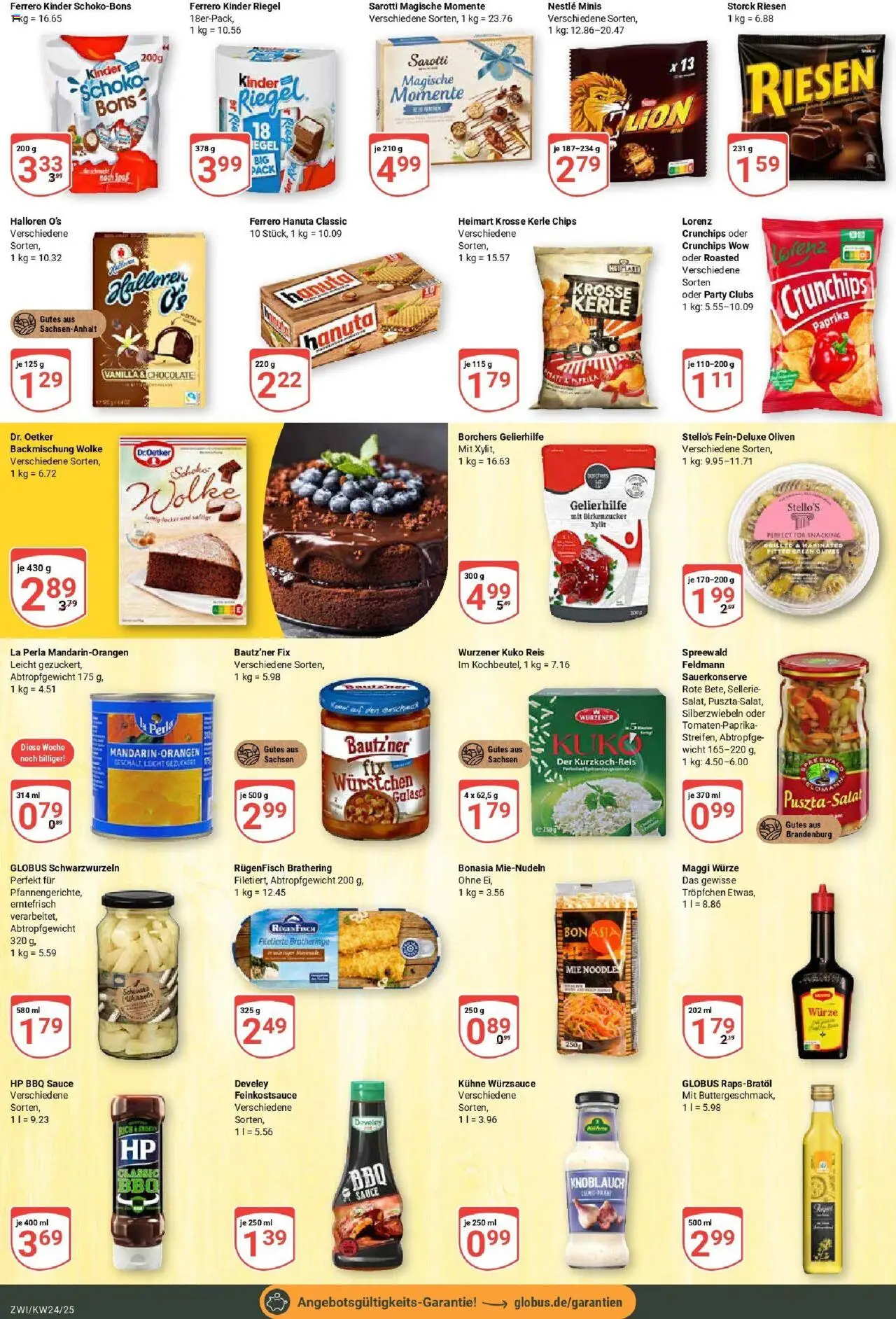Globus prospekt Zwickau	 - gültig ab dem 08.06.2025 | Seite: 16 | Produkte: HP, Paprika, Reis, Chips