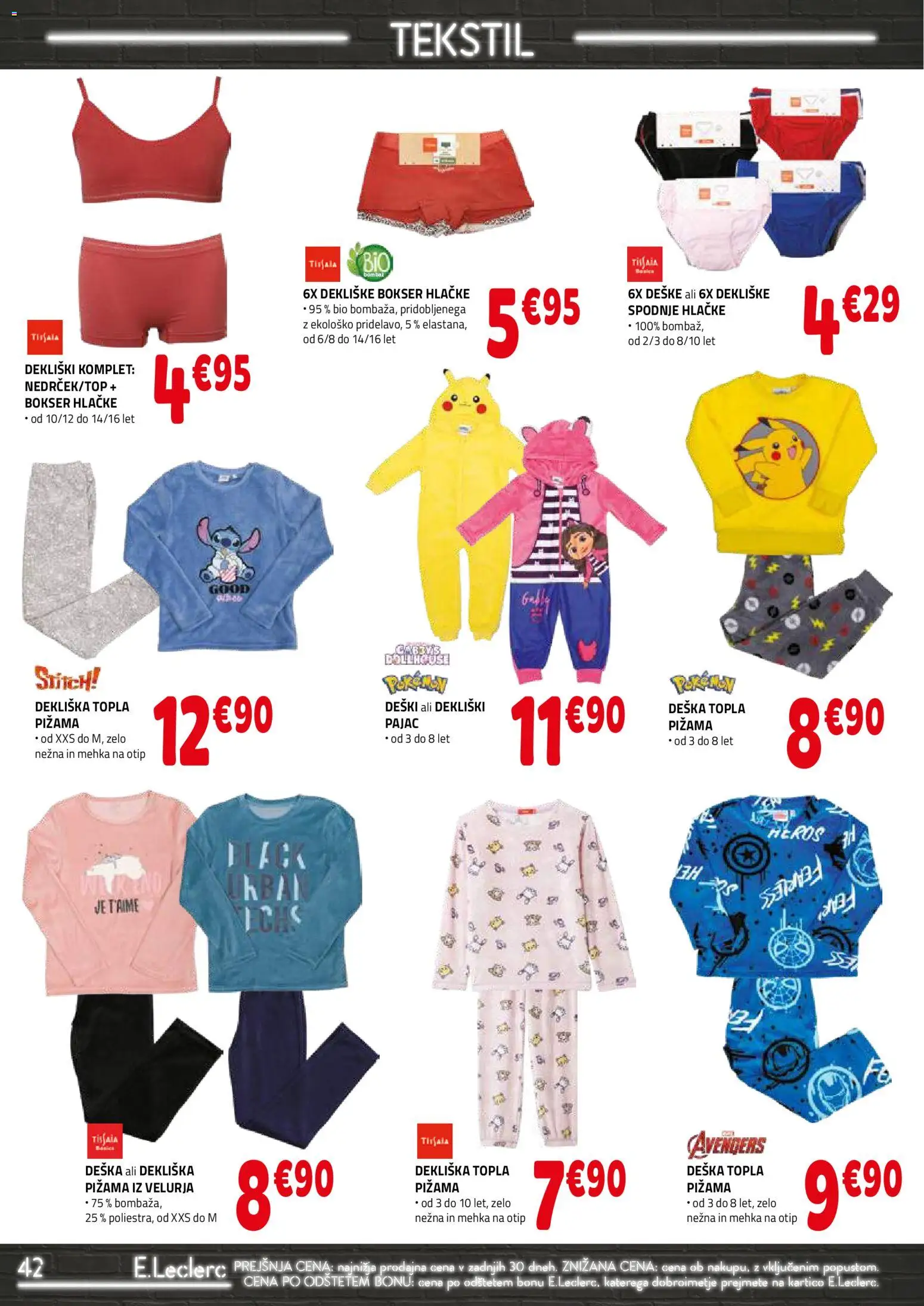 Novi E.leclerc katalog ponudbe – veljaven od 19.11.2025 | Stran: 42