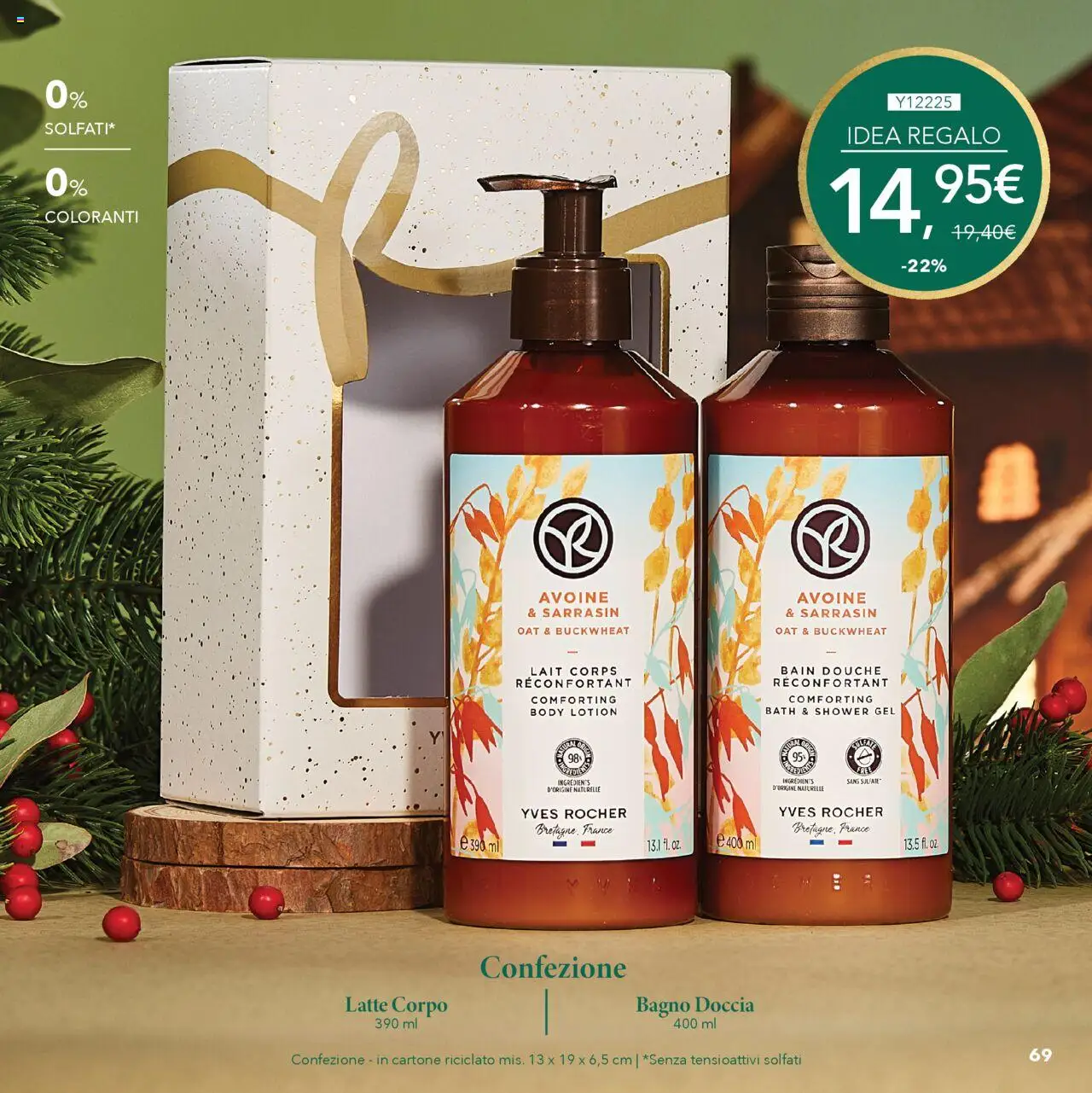 Volantino Yves Rocher del 17.10.2025 | Pagina: 69 | Prodotti: Latte, Bagno, Doccia