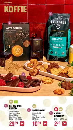 KOFFIEBONEN, Latitude 28 500 g Bijv.: Brazil koffie - Voorbeeld van een folder van Delhaize, geldig van 13.11.2025 | Pagina: 50 | Producten: Koffiebonen, Koffie