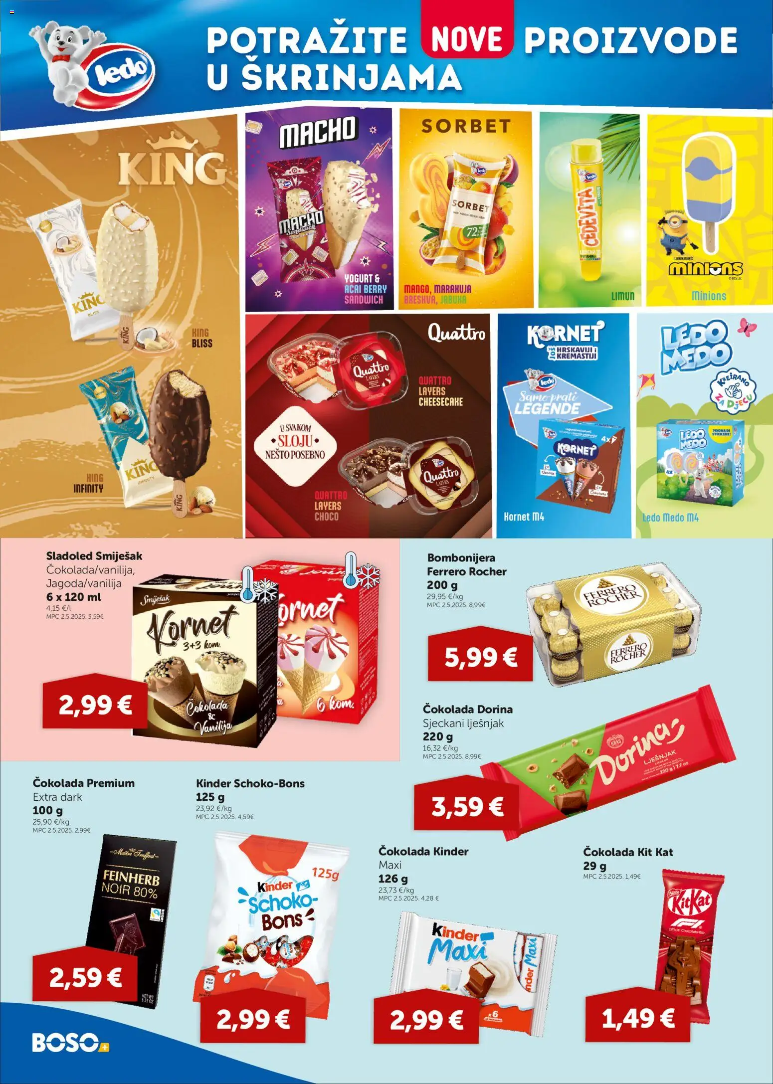 Boso katalog | vrijedi od 30.04.2026 | Stranica: 8 | Proizvodi: Čokolada, Lješnjak, Bombonijera, Limun