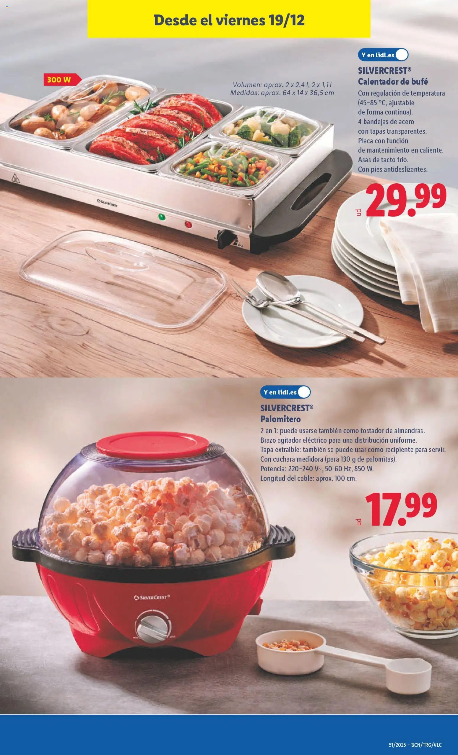 Lidl folleto de bazar │ válido desde el 15.12.2025 | Página: 29 | Productos: Cable, Tostador