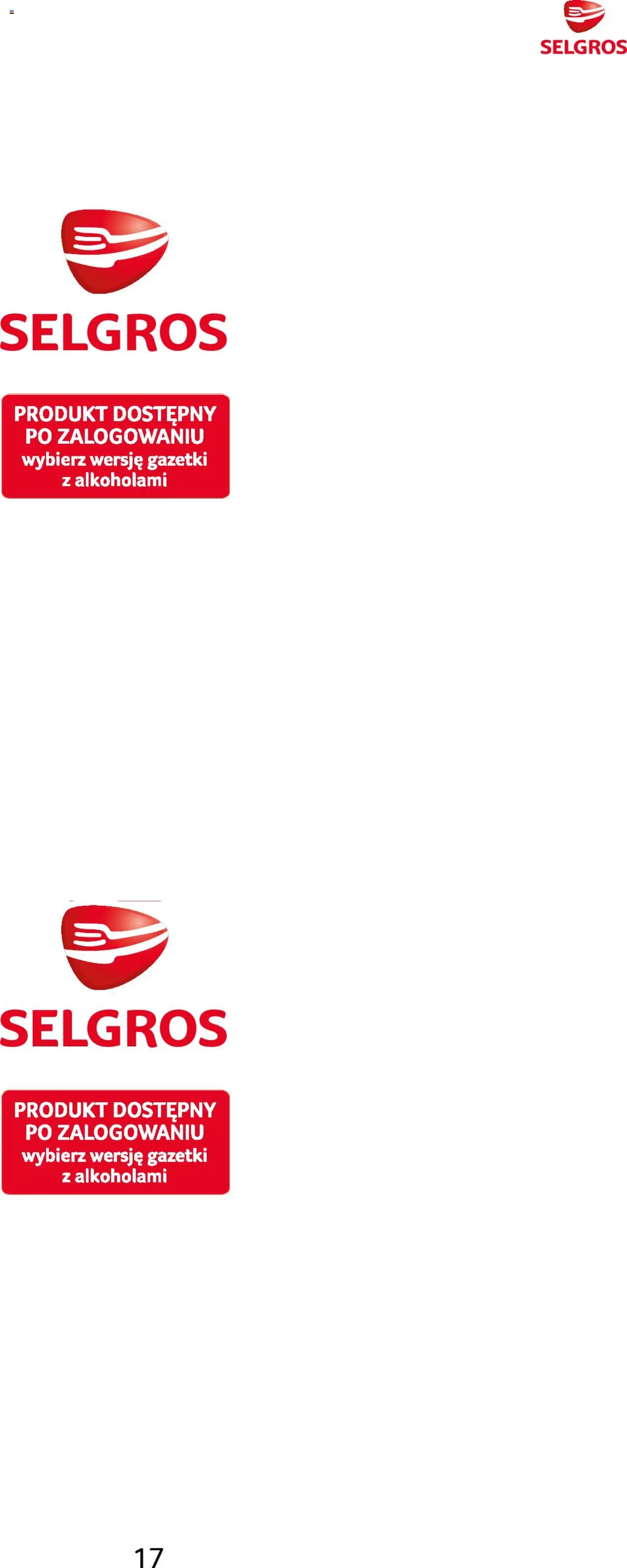 Selgros cash&carry Gazetka - Markowe produkty od 14.08.2025 | Strona: 19