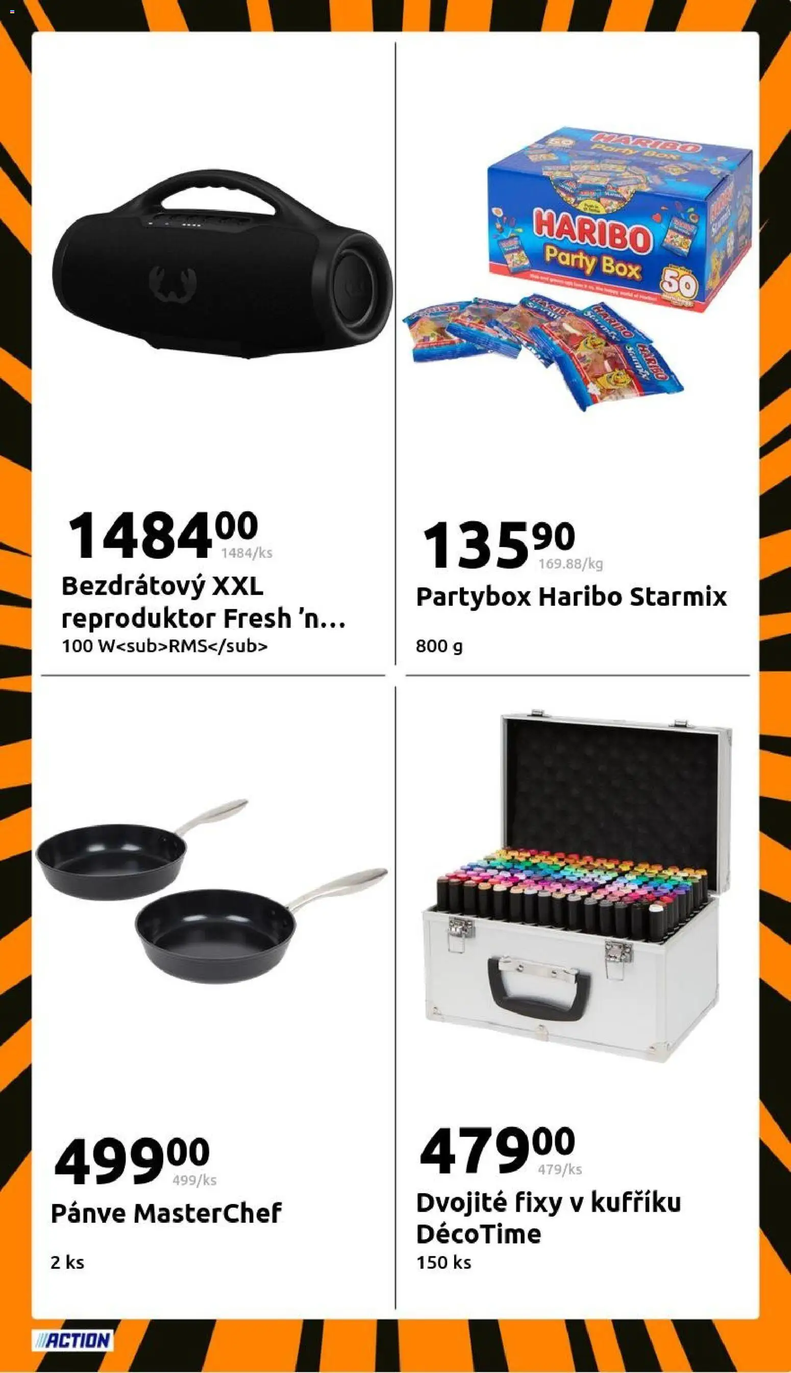 Action Black Friday od 26.11.2025 | Strana: 21 | Produkty: Box, Haribo, Reproduktor, Fixy