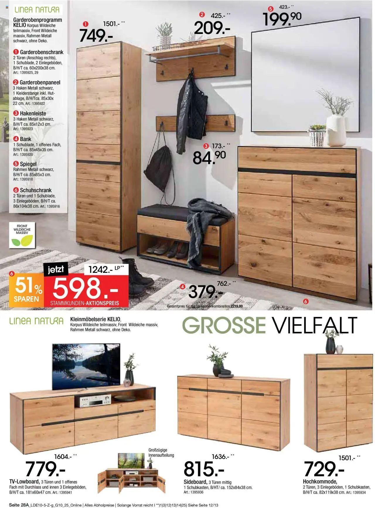 Zurbrüggen Prospekt 	 – gültig ab 04.10.2025 | Seite: 32 | Produkte: Spiegel, Garderobenschrank, Hakenleiste, Hut