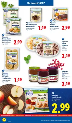 Volantino Lidl del 14.07.2025 | Pagina: 20 | Prodotti: Mele, Gelato, Patate, Crocchette