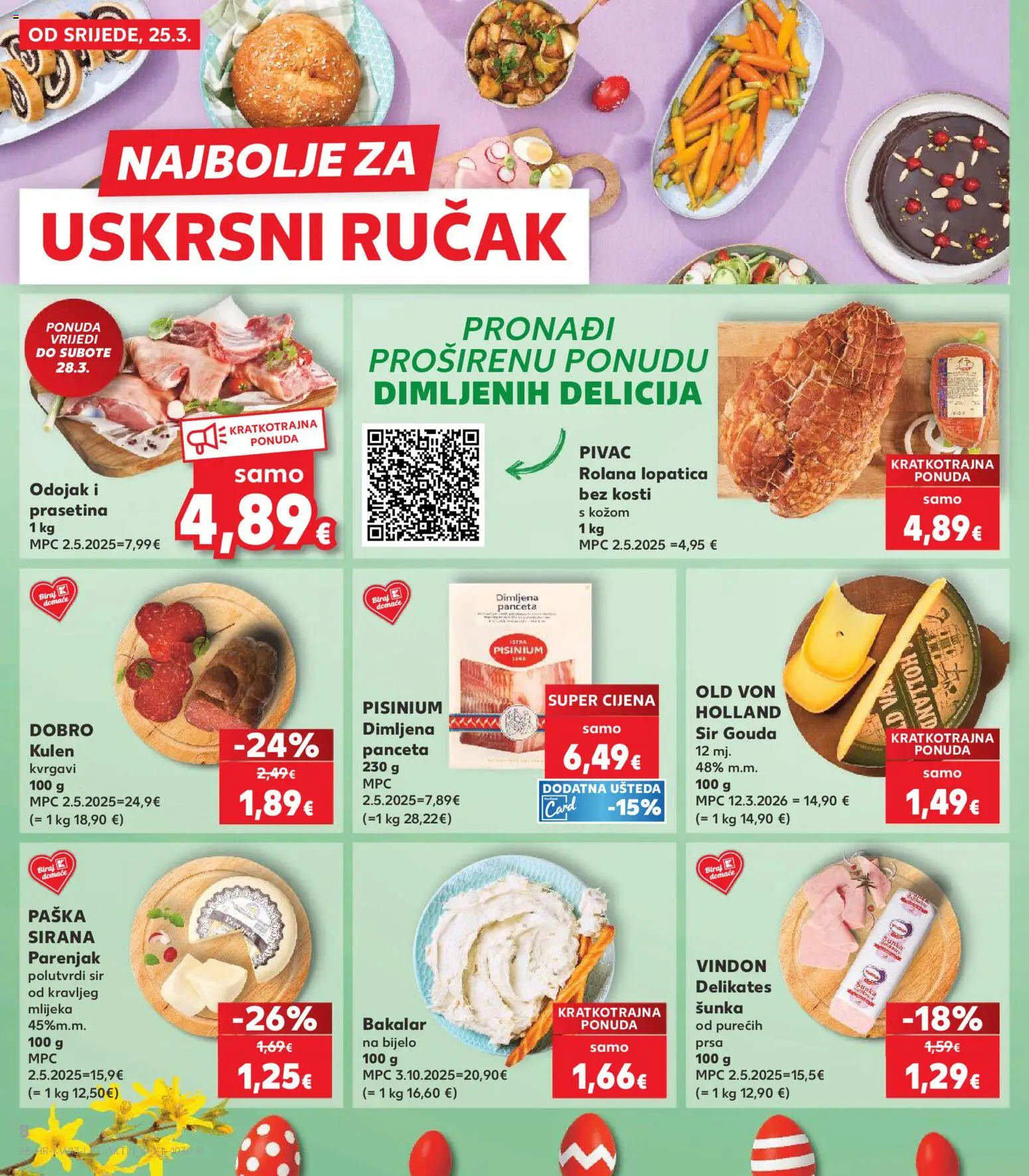 Kaufland HR akciós ujság - amely érvényes a következő dátumtól: 25.03.2026 | Oldal: 8