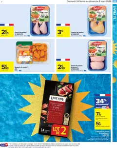 Carrefour Market - Prévisualisation de Carrefour Market Le mois vip 70% d'économies valide à partir de 24.02.2026 | Page: 41 | Produits: Magret de canard, Piment d'espelette, Piment, Céréales