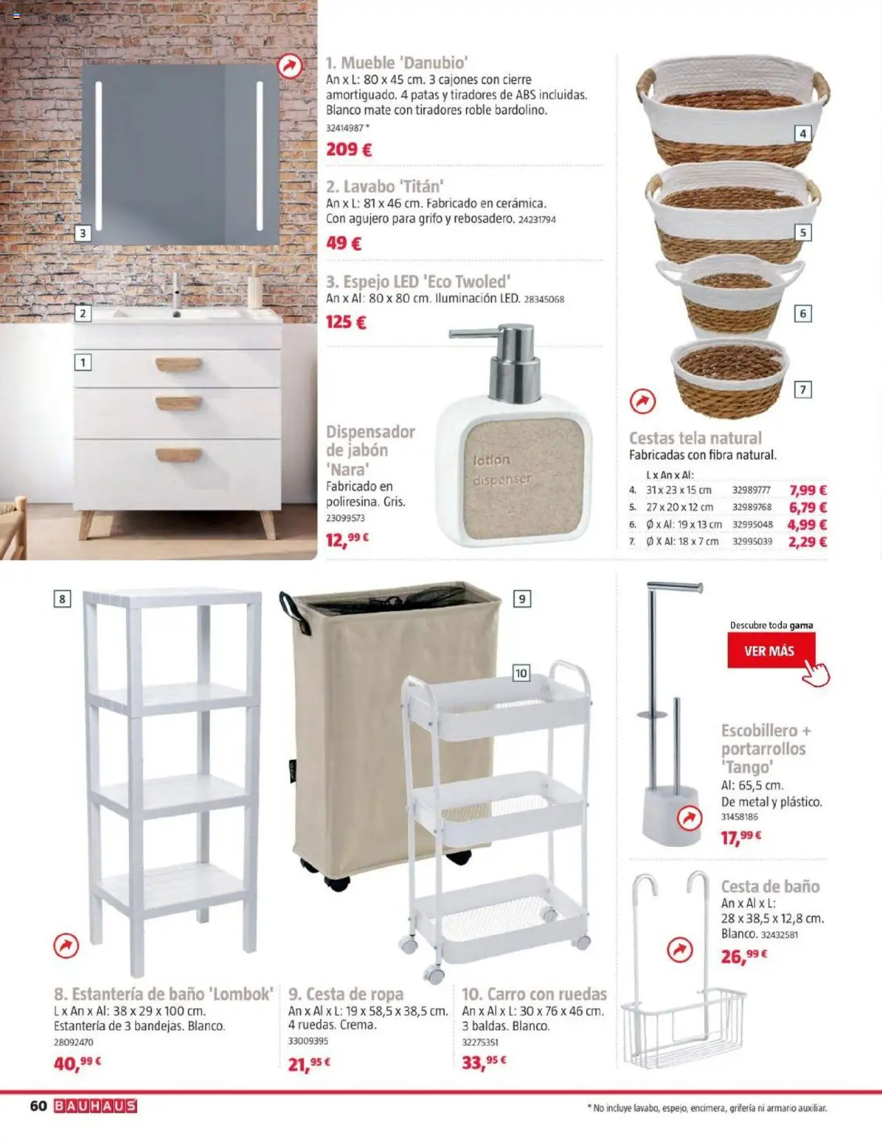 Bauhaus folleto │ válido desde el 05.08.2025 | Página: 60 | Productos: Jabón, Dispensador de jabón, Ropa, Dispensador
