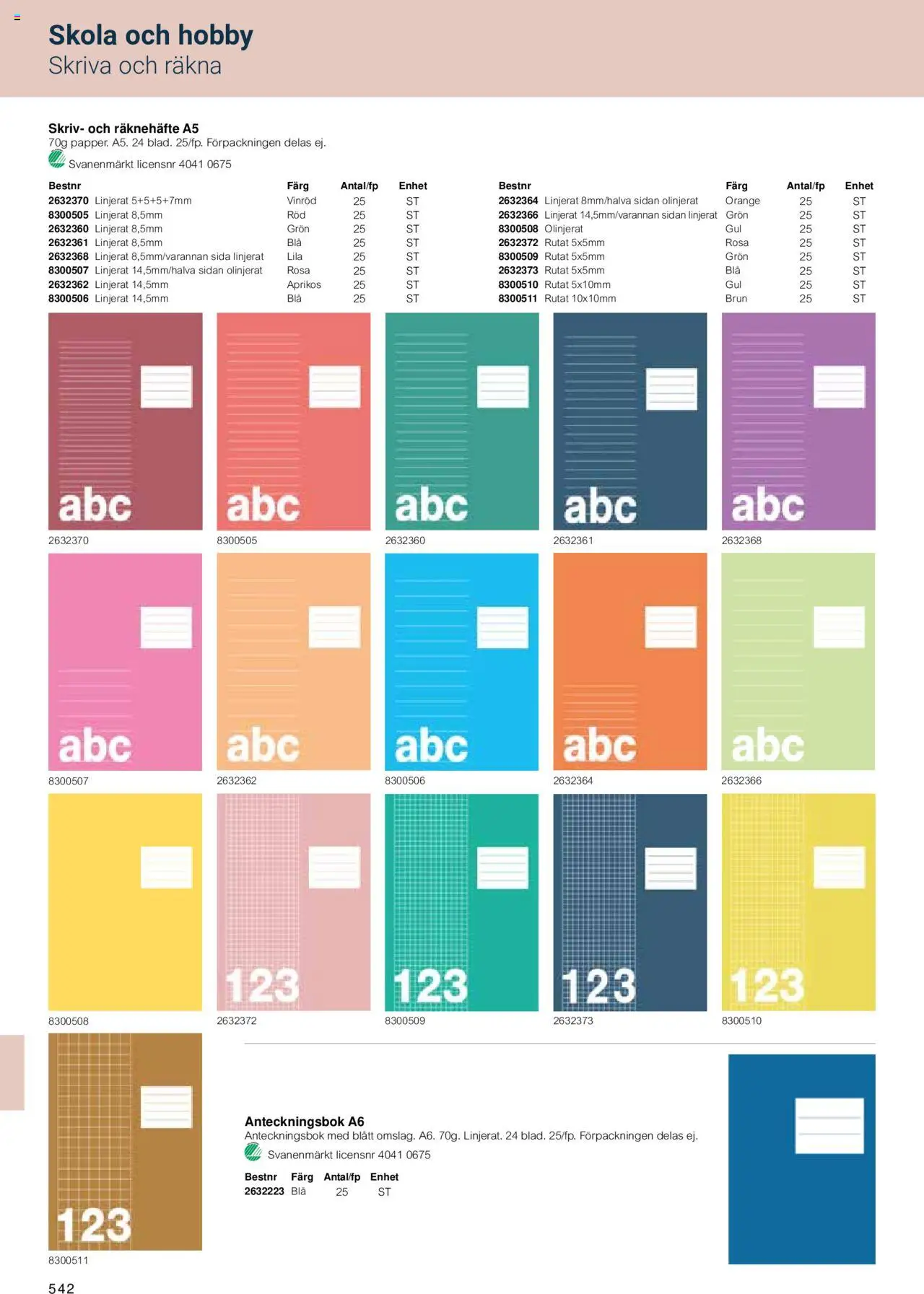 Office Depot reklamblad aktuell från 15.02.2024 | Sida: 544 | Produkter: Anteckningsbok