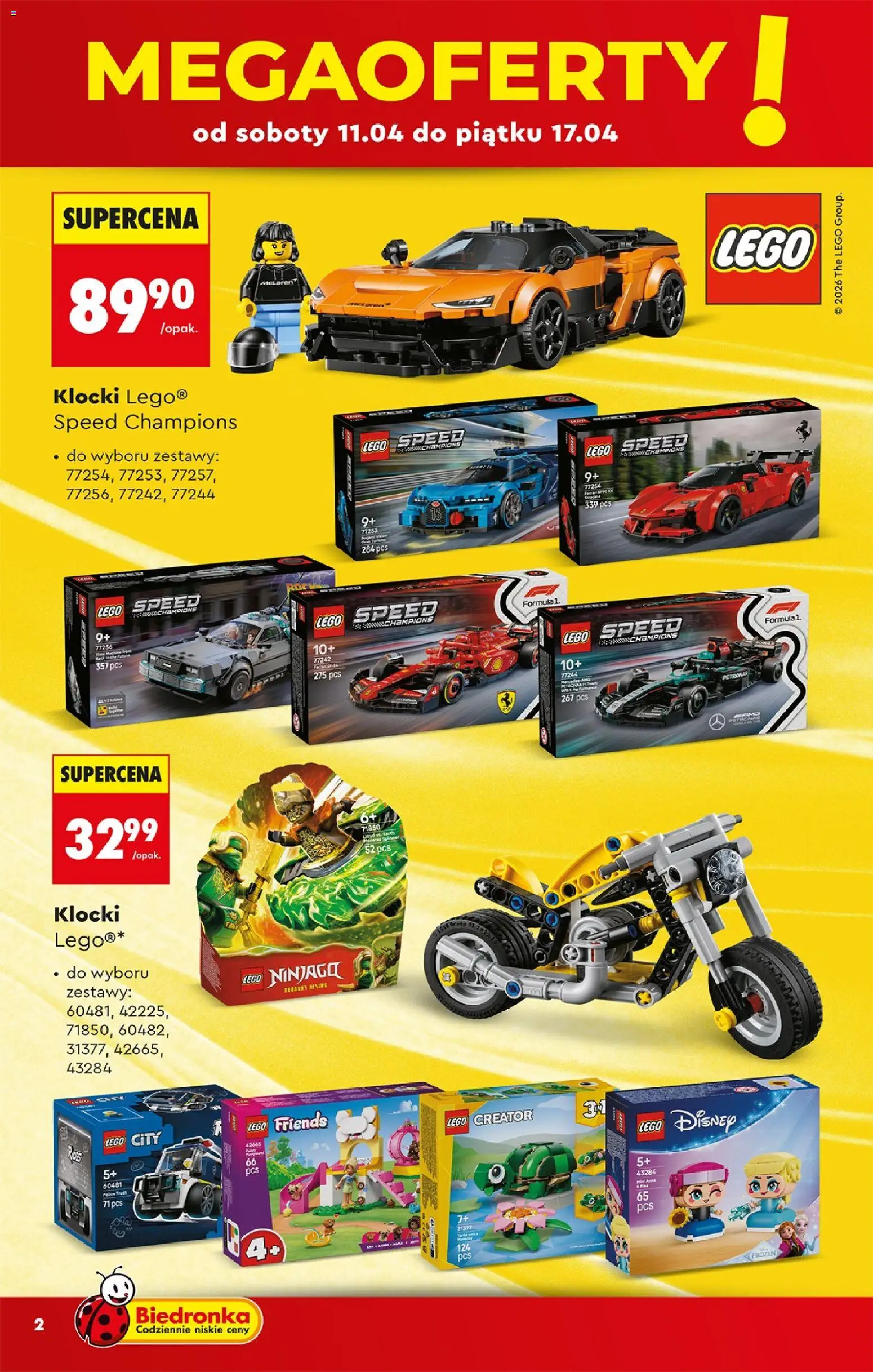Biedronka gazetka - Hity i inspiracje od 11.04.2026 | Strona: 2 | Produkty: Lego