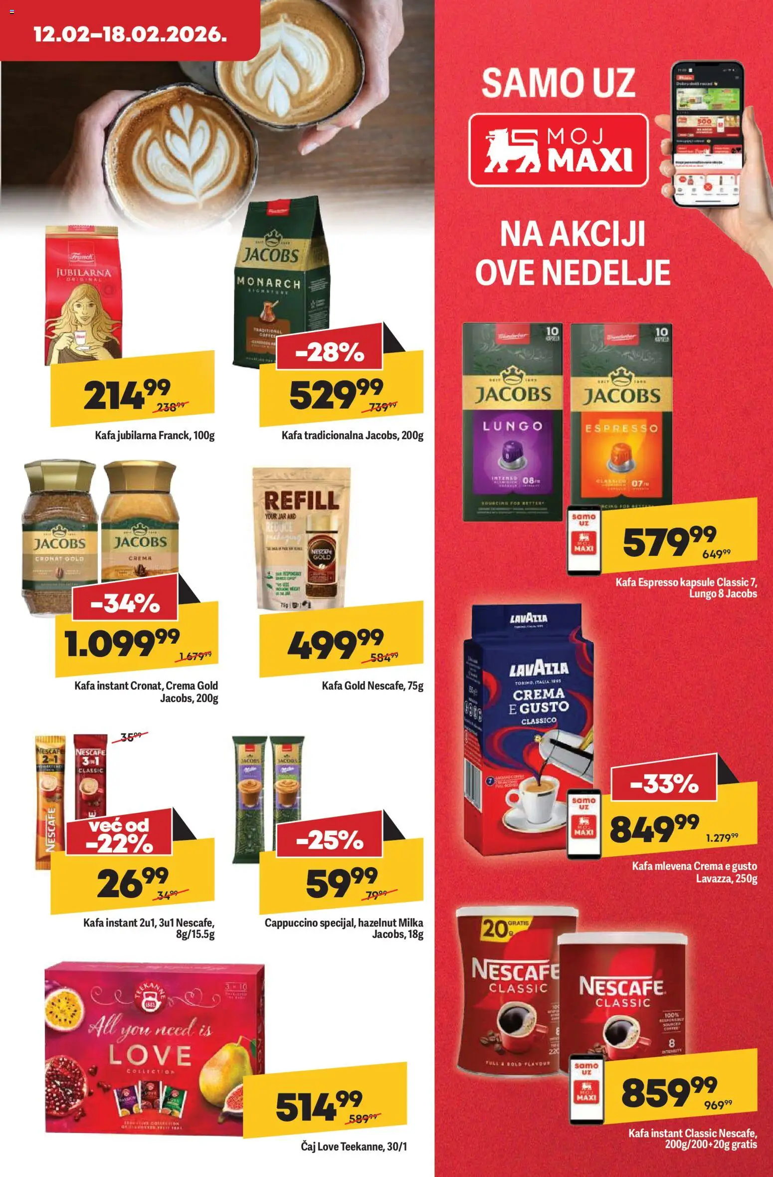Maxi katalog - važi od 12.02.2026 | Strana: 17 | Proizvode: Milka, Kafa, Nescafé, Lavazza