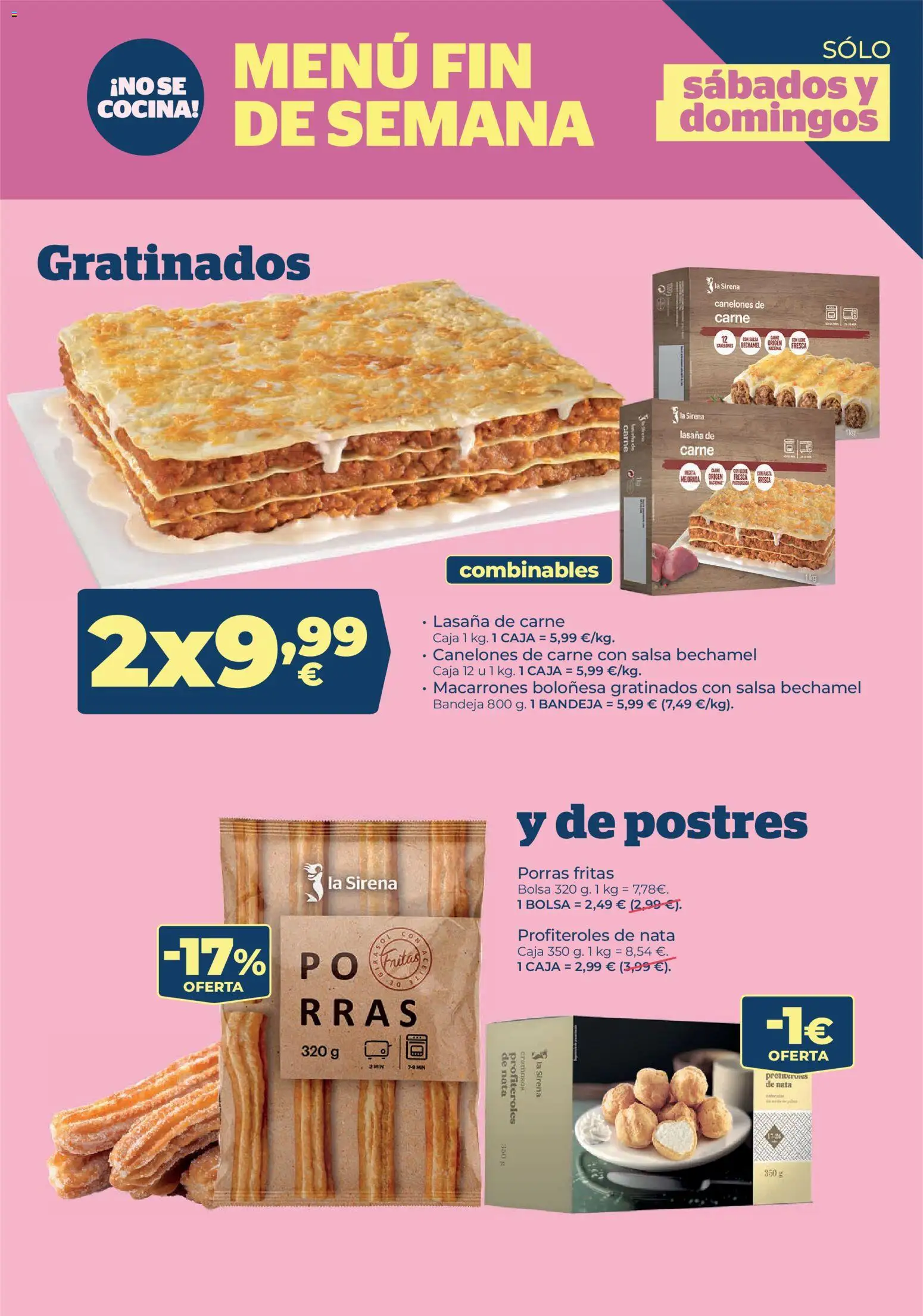 La Sirena folleto │ válido desde el 12.02.2026 | Página: 11 | Productos: Cocina, Lasaña, Bandeja, Caja