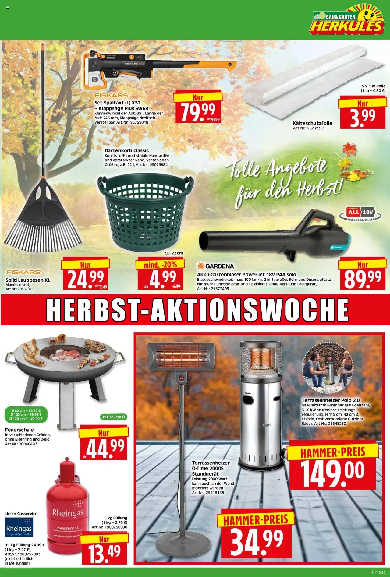 HERKULES Bau & Garten – gültig ab 06.10.2025 | Seite: 13