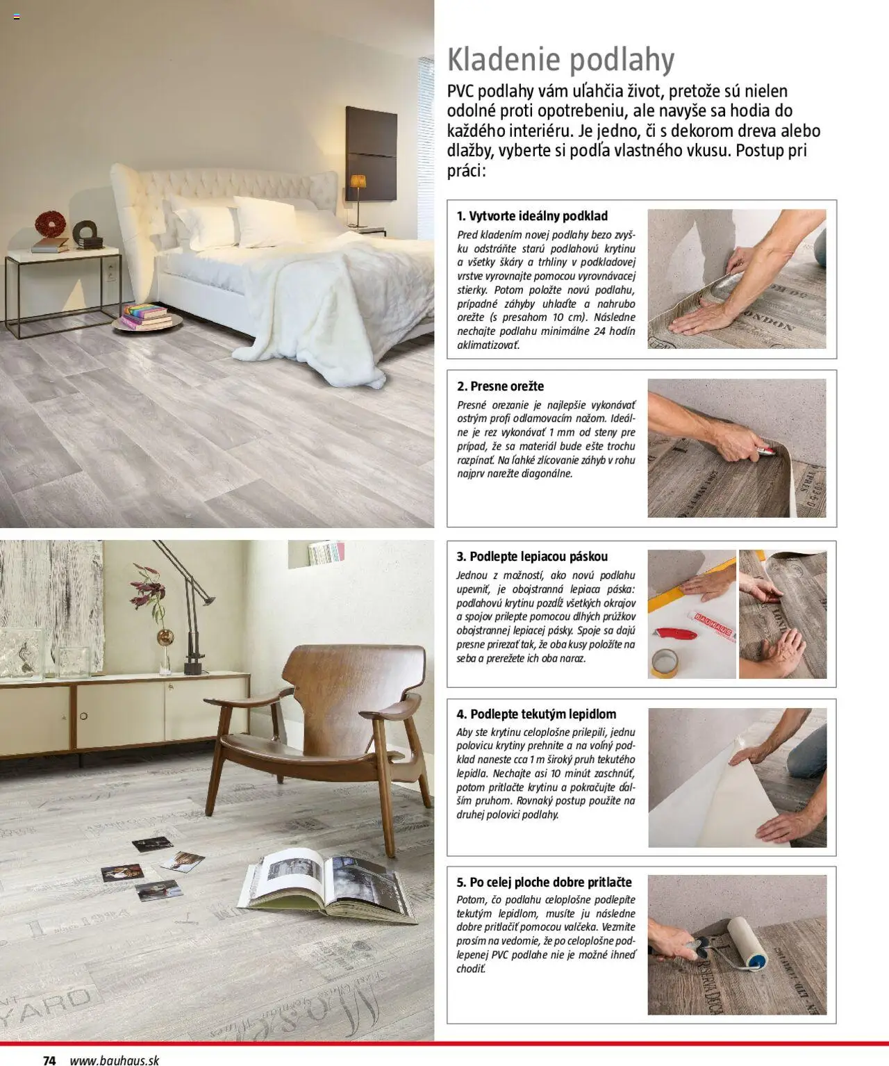 Bauhaus katalóg Podlahové krytiny │ platný od 04.08.2025 | Strana: 74