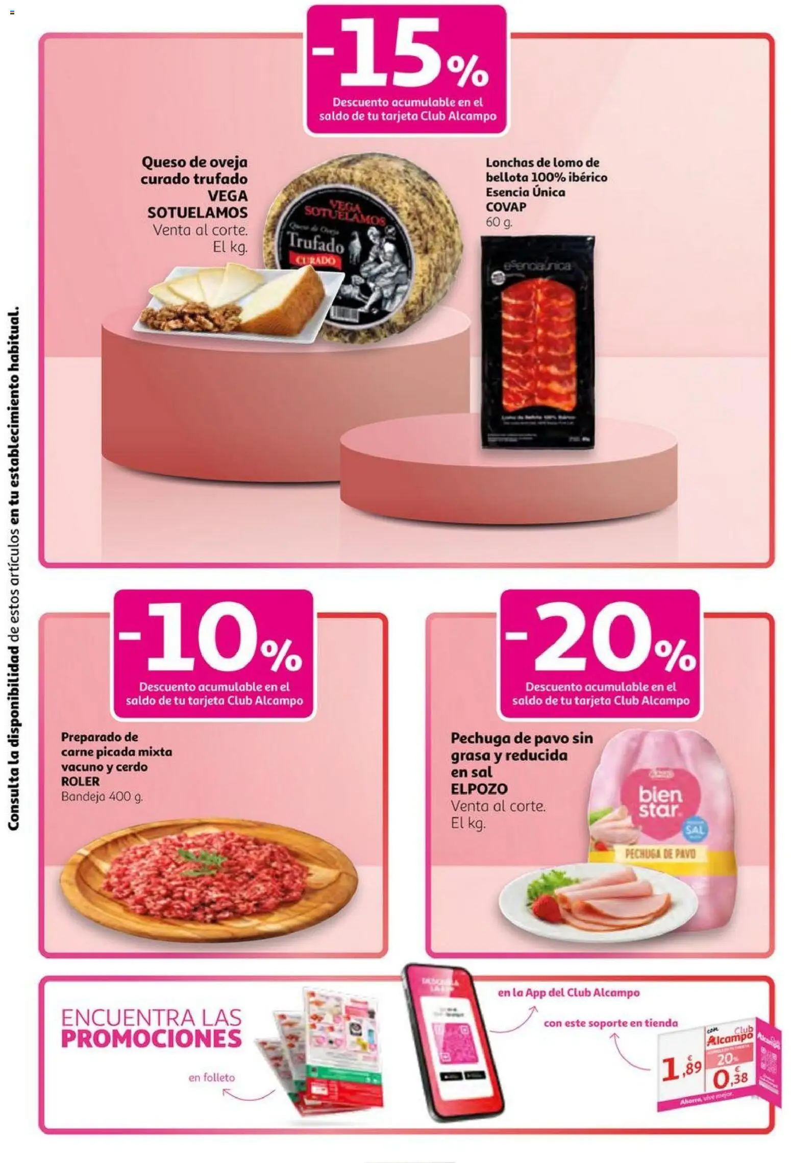 Alcampo -  Club Nacional  │ válido desde el 06.11.2025 | Página: 5 | Productos: Queso de oveja, Queso, Cerdo, Bandeja