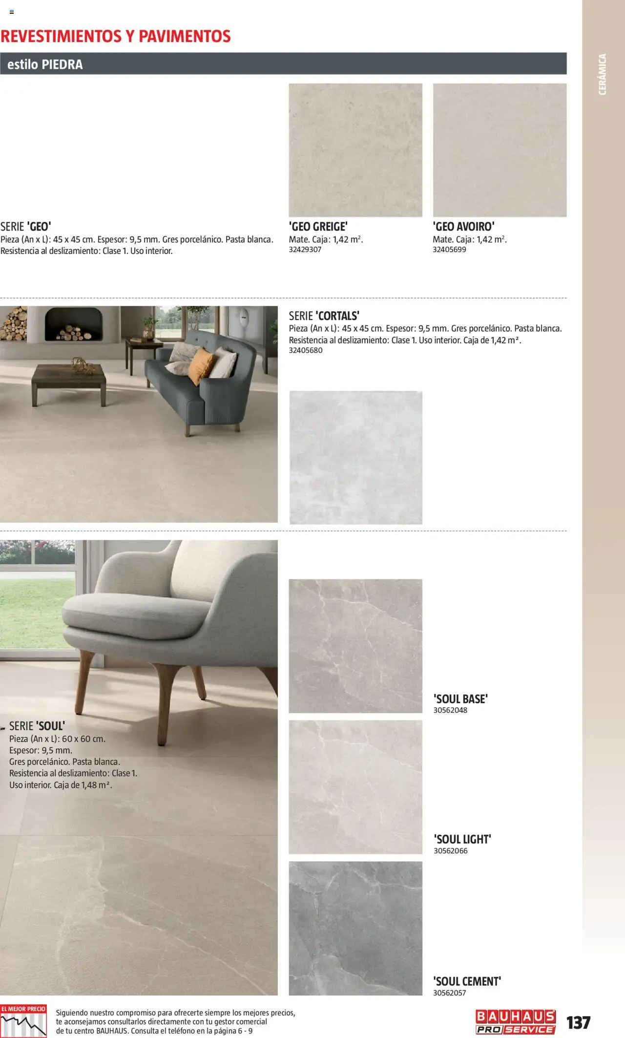 Bauhaus - ProService  │ válido desde el 24.02.2025 | Página: 137 | Productos: Pasta, Té, Teléfono, Caja