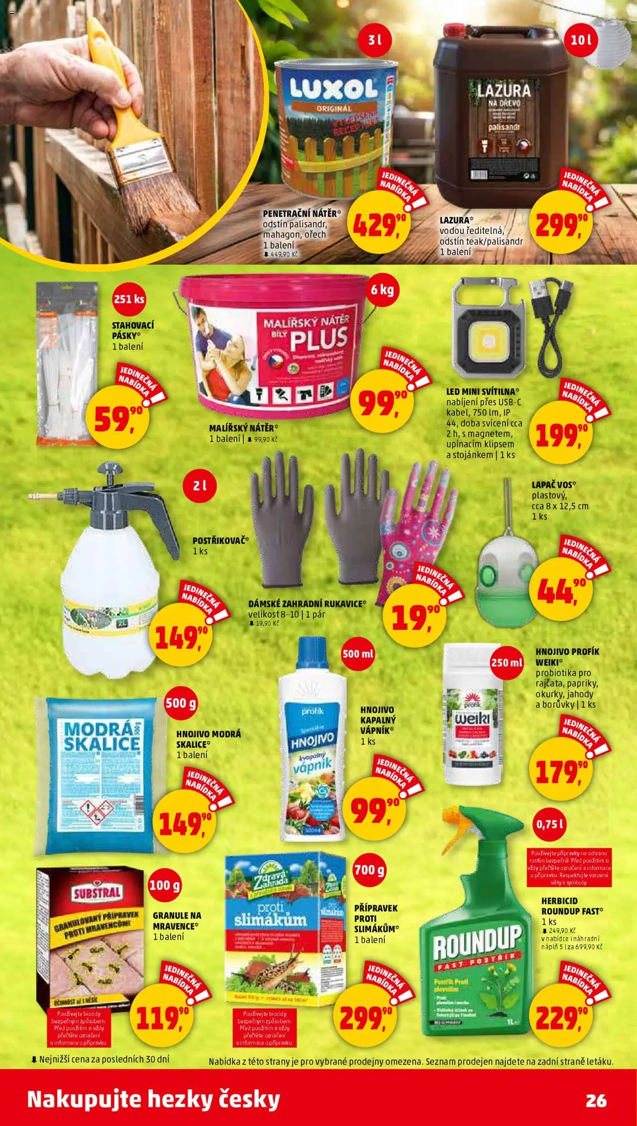 Penny Market leták - Čtvrtečník od 05.06.2025 | Strana: 26 | Produkty: Granule, Jahody, Probiotika, Borůvky
