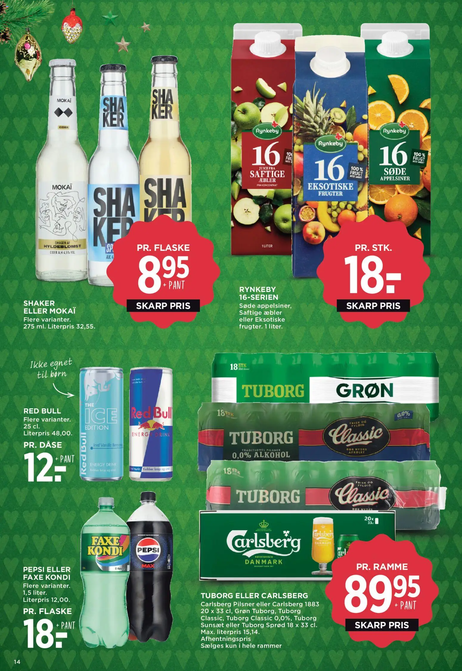 Meny tilbudsavis – gyldig fra 19.12.2025 | Side: 28 | Produkter: Rammer, Æbler, Appelsiner, Pepsi