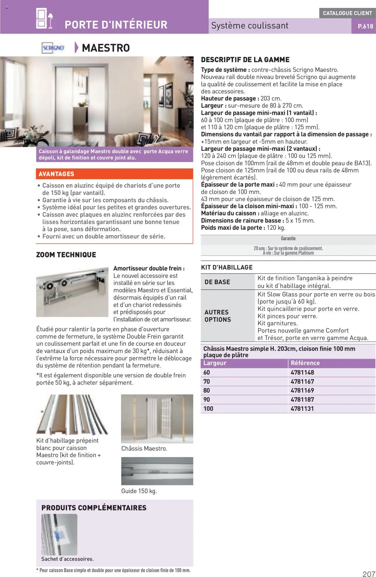  | Page: 207 | Produits: Base, Poids, Plâtre, Porte