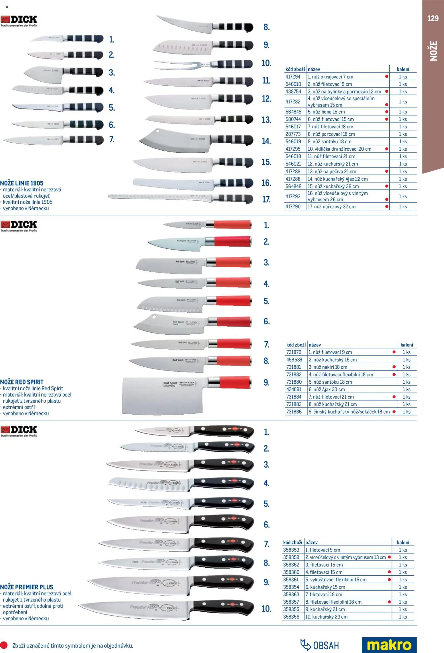 Makro leták - Gastro vybavení a zařízení od 01.02.2026 | Strana: 129 | Produkty: Vidlička, Ajax, Pečivo, Parmezán