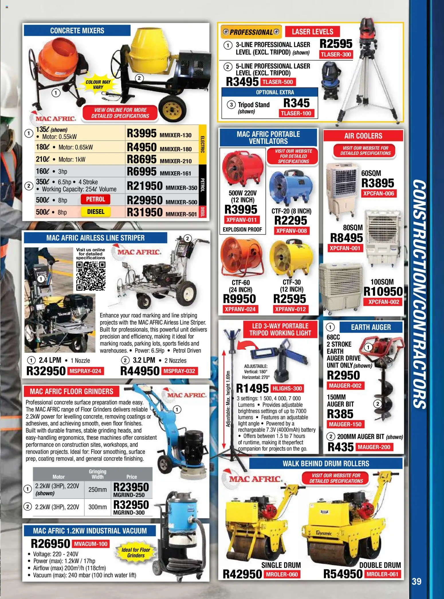 New Adendorff catalogue – valid from 01.02.2026 | Page: 41 | Products: Battery, Light, Water