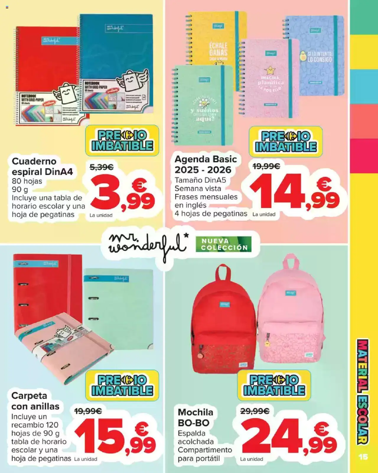 Carrefour Vuelta al Cole │ válido desde el 18.08.2025 | Página: 15 | Productos: Mochila