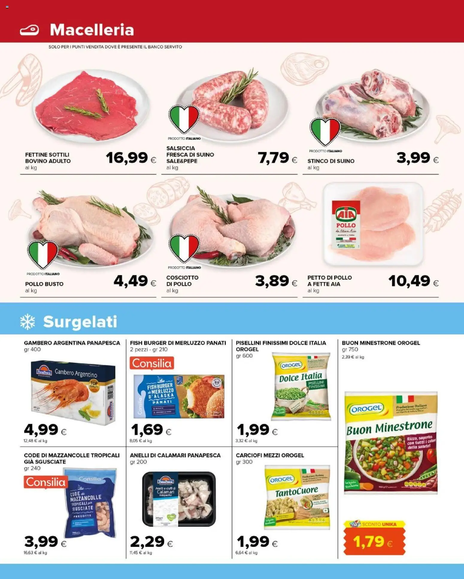 Volantino Tigre del 30.11.2025 | Pagina: 4 | Prodotti: Bovino, Minestrone, Pollo, Salsiccia