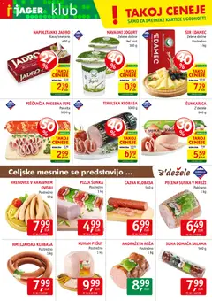 Jager katalog akcije – veljaven od 07.01.2026 | Stran: 4 | Izdelki: Pršut, Edamec, Jogurt, Sunka