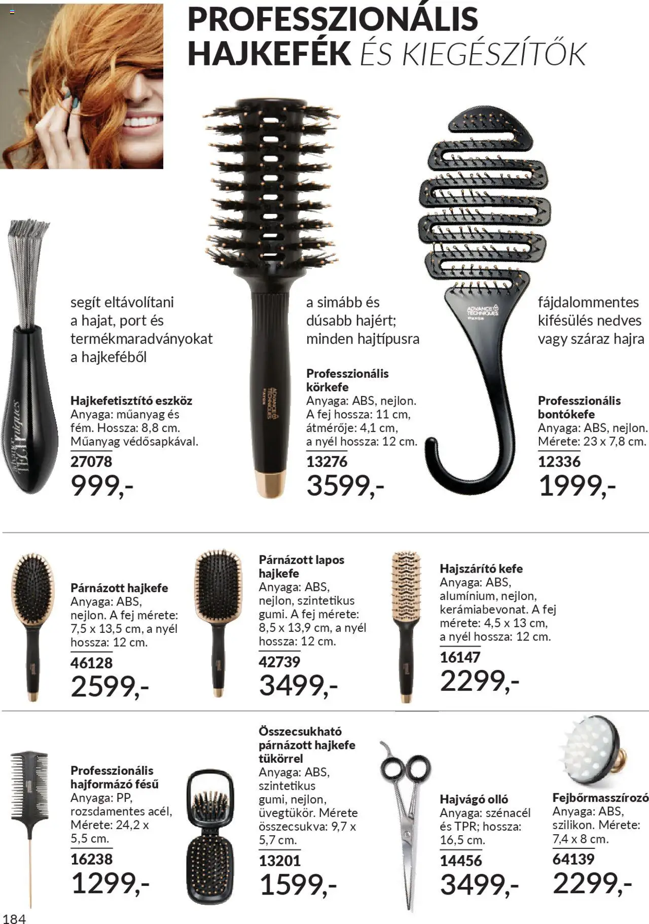 Avon akciós ujság - amely érvényes a következő dátumtól: 01.10.2025 | Oldal: 188 | Termékek: Hajvágó, Hajformázó, Hajszárító, Kefe