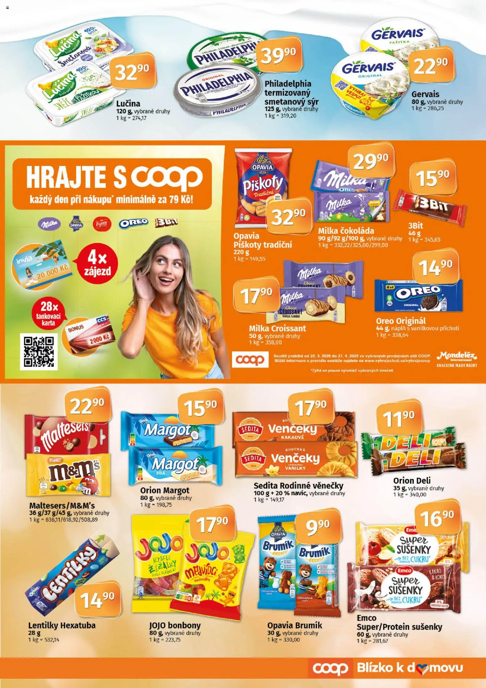 Coop leták - Tuty od 25.03.2026 | Strana: 5 | Produkty: Lučina, Smetanový sýr, Brumik, Lentilky