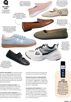 K-Supermarket-mainoslehti voimassa 25.03.2026 alkaen | Sivu: 51 | Tuotteet: Kangas, Housut, Matalat kengät, Ballerinat