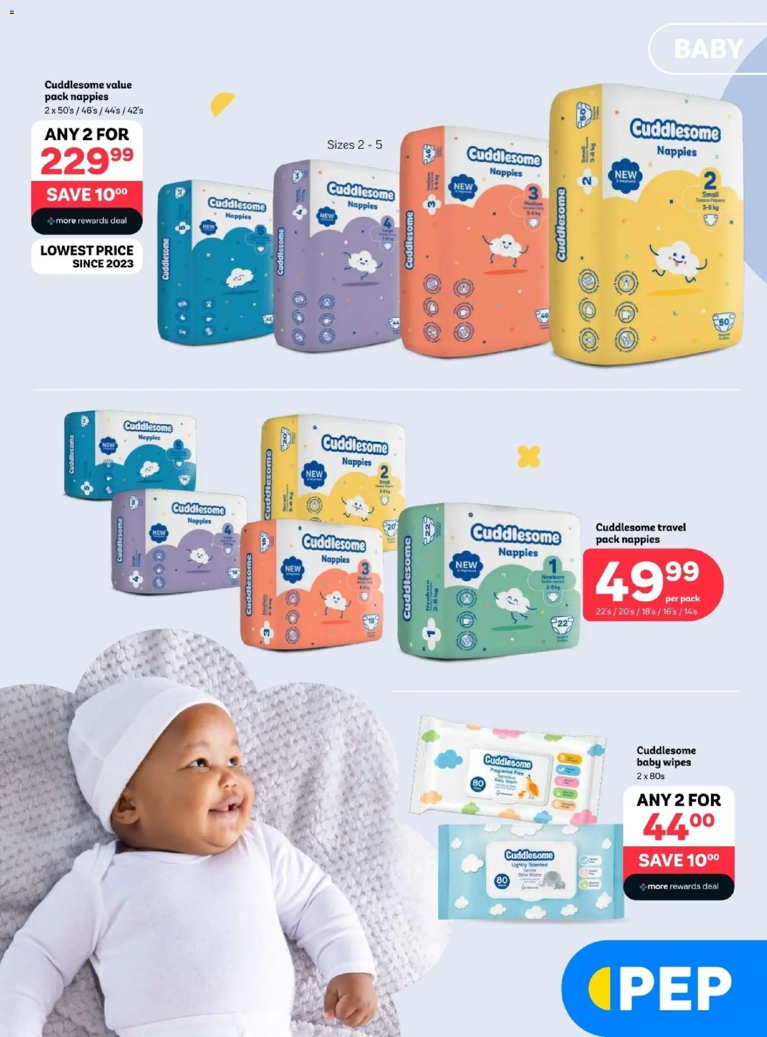 New PEP Stores catalogue – valid from 25.02.2026 | Page: 2 | Products: Fragrance, Nappies