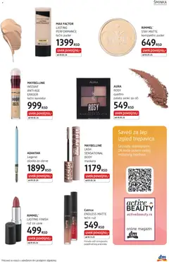 DM Drogerie katalog - pregled DM Drogerie kataloga - važi od 01.04.2026 | Strana: 5 | Proizvode: Tečni puder, Korektor, Puder, Maskara
