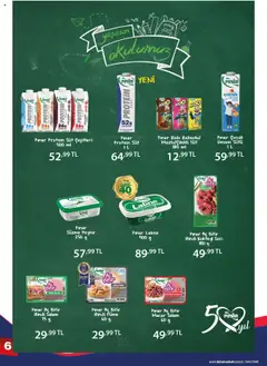 Kim Market Okul Dönüşü - Marmara Insert - 27.08.2025 tarihinden itibaren geçerlidir | Sayfa: 6 | Ürünler: Süt, Salam, Şeker, Sosis