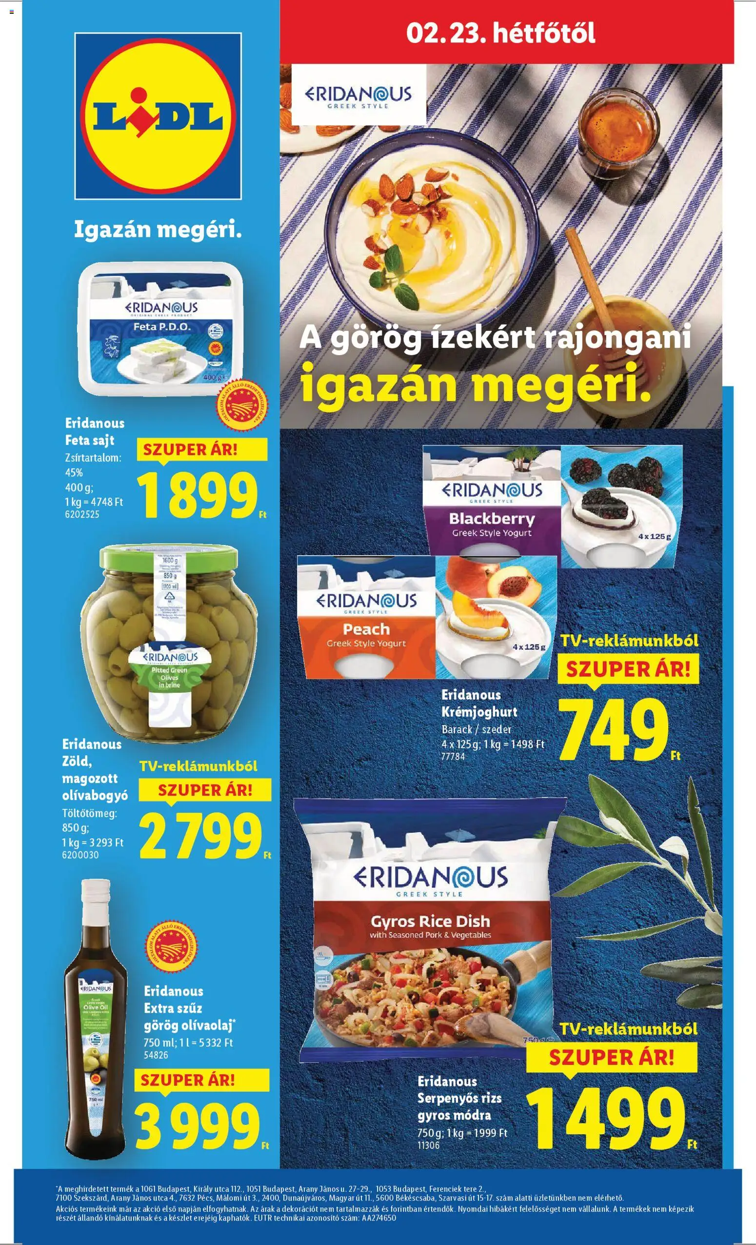 Lidl akciós ujság - amely érvényes a következő dátumtól: 19.02.2026 | Oldal: 58