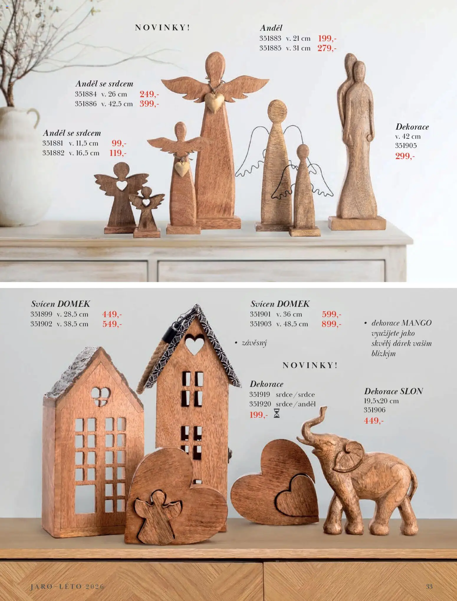 Orion leták - Jaro/Léto 2026 od 09.03.2026 | Strana: 33 | Produkty: Mango, Svícen, Dekorace