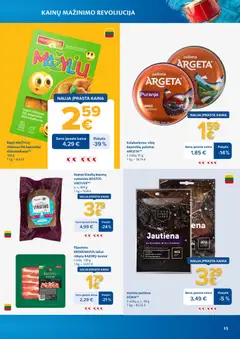 MAXIMA leidinys galioja nuo 07.04.2026 | Puslapis: 15 | Prekių: Vištienos, Jautiena