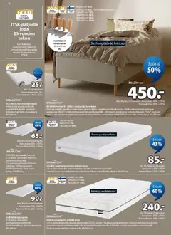 JYSK-mainoslehti voimassa 23.04.2026 alkaen | Sivu: 18 | Tuotteet: Vaahtomuovipatja, Runkopatja, Patja